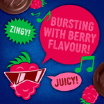 McVitie's Jaffa Cakes Raspberry Flavour, 10 Cakes 110g, pack shot 3, available at teas.co.uk