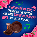 McVitie's Jaffa Cakes Raspberry Flavour, 10 Cakes 110g, pack shot 4, available at teas.co.uk