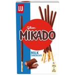Mikado Milk Chocolate Biscuits, 75g, pack shot 2, available at teas.co.uk