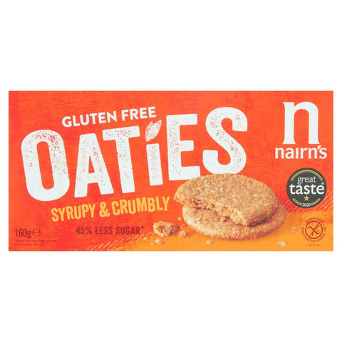 Nairn's Gluten Free Oaties Biscuits, 160g