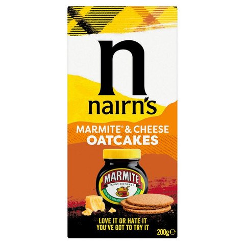Nairn's Marmite & Cheese Oatcakes, 200g