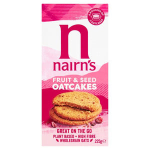 Nairn's On the Go Fruit & Seed Oatcakes, 225g