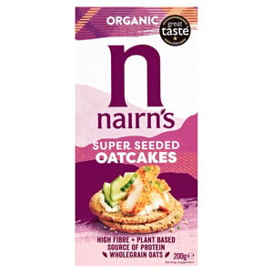 Nairn's Super Seeded Organic Oatcakes, 200g