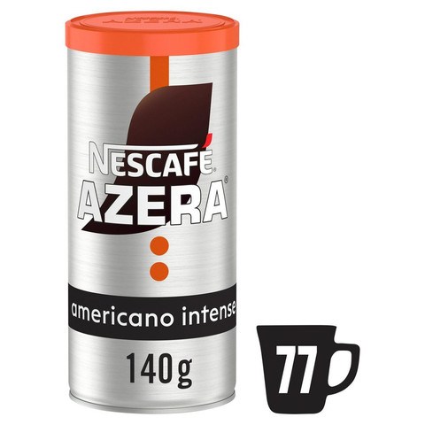 Nescafe Azera Americano Intense Instant Coffee with Finely Ground Beans, 140g