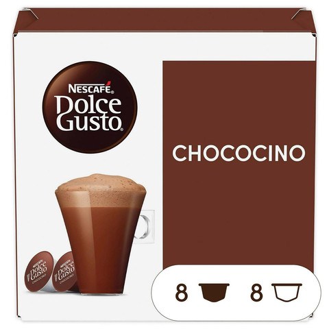 Nescafe Dolce Gusto 16 x Chococino Hot Chocolate (8 Servings)