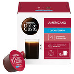 Nescafe Dolce Gusto Americano Decaffeinato Coffee (16 Servings), 16 Pods, pack shot 2, available at teas.co.uk