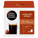 Nescafe Dolce Gusto Americano Intenso Coffee (16 Servings), 16 Pods, pack shot 2, available at teas.co.uk