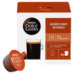 Nescafe Dolce Gusto Americano Intenso Coffee (16 Servings), 16 Pods, pack shot 3, available at teas.co.uk