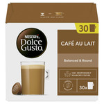 Nescafe Dolce Gusto Café Au Lait Coffee (30 Servings), 30 Pods, pack shot 4, available at teas.co.uk