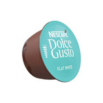 Nescafe Dolce Gusto Flat White Coffee (16 Servings), 16 Pods, pack shot 3, available at teas.co.uk
