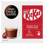 Nescafe Dolce Gusto KitKat Hot Chocolate (16 Servings), 16 Pods, pack shot 2, available at teas.co.uk