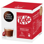 Nescafe Dolce Gusto KitKat Hot Chocolate (16 Servings), 16 Pods, pack shot 5, available at teas.co.uk