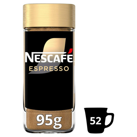 Nescafe Gold Blend Espresso Instant Coffee, 95g
