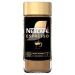 Nescafe Gold Blend Espresso Instant Coffee, 95g, pack shot 3, available at teas.co.uk