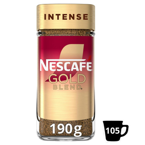 Nescafe Gold Blend Intense Instant Coffee, 190g