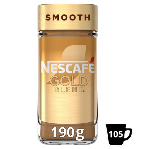 Nescafe Gold Blend Smooth Instant Coffee, 190g