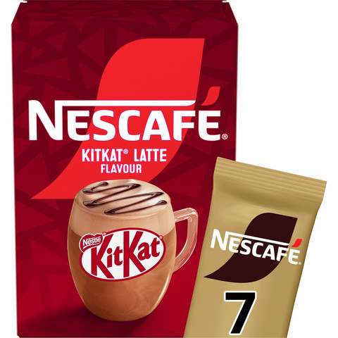Nescafe Kit Kat Latte Sachets, 7 Sachets 147g