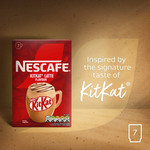 Nescafe Kit Kat Latte Sachets, 7 Sachets 147g, pack shot 3, available at teas.co.uk