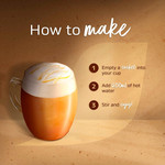 Nescafe Kitkat White Latte Coffee, 7 Sachets 140g, pack shot 5, available at teas.co.uk