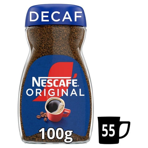 Nescafe Original Decaf Instant Coffee, 100g