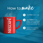 Nescafe Original Decaf Instant Coffee, 100g, pack shot 5, available at teas.co.uk