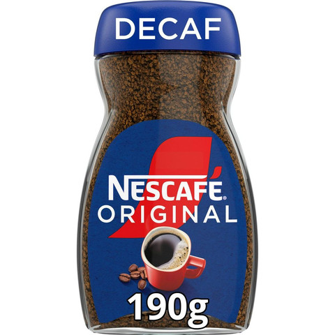 Nescafe Original Decaf Instant Coffee, 190g