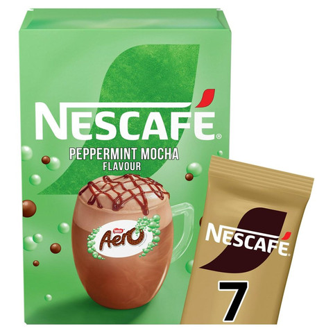 Nescafe Peppermint Aero Mocha, 7 x 19g Sachets