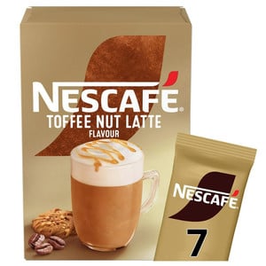 Nescafe Toffee Nut Latte Instant Coffee, 7 Sachets 130.2g