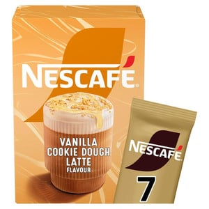 Nescafe Vanilla Cookie Dough Latte Sachets, 7 Sachets 136.5g