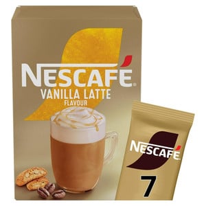 Nescafe Vanilla Latte Instant Coffee, 7 Sachets