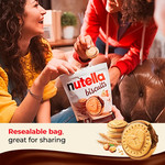 Nutella Hazelnut Chocolate Spread Filled Biscuits Tube, 166g, pack shot 3, available at teas.co.uk