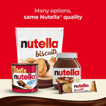 Nutella Hazelnut Chocolate Spread Filled Biscuits Tube, 166g, pack shot 5, available at teas.co.uk