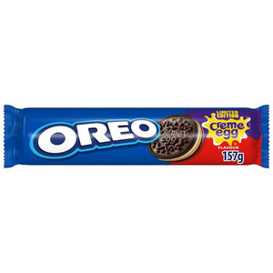 Oreo Vanilla and Creme Egg Flavour Limited Edition Chocolate Sandwich Biscuits, 157g
