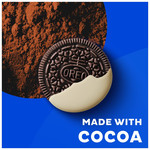 Oreo White Chocolate Covered Sandwich Biscuits, 246g, pack shot 2, available at teas.co.uk