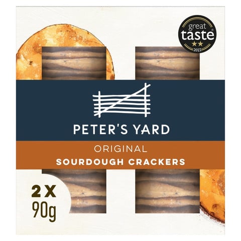 Peter's Yard Original Sourdough Crackers, 90g