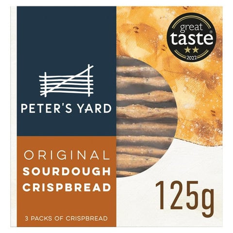 Peter's Yard Original Sourdough Crispbreads, 125g