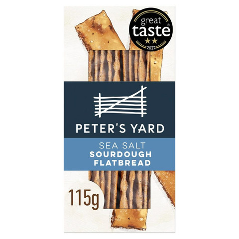 Peter's Yard Sea Salt Sourdough Flatbreads, 115g