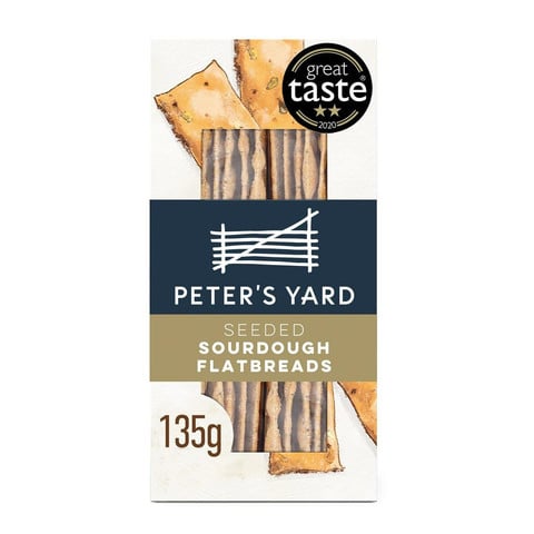 Peter's Yard Seeded Sourdough Flatbreads, 135g