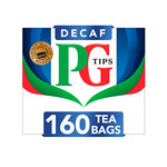 PG Tips Decaf Black Tea 160, 464g, pack shot 2, available at teas.co.uk