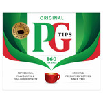 PG Tips Original, 160 Tea Bags 464g, pack shot 2, available at teas.co.uk