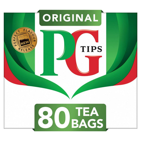 PG Tips Original Black, 80 Tea Bags