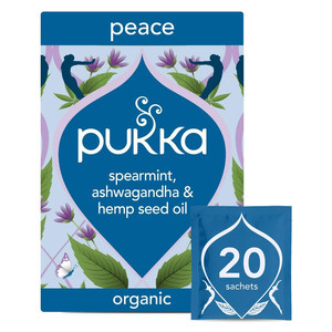 Pukka Organic Peace Tea With Chamomile Home Compostable Herbal, 20 Tea Bags
