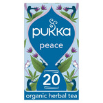 Pukka Organic Peace Tea With Chamomile Home Compostable Herbal, 20 Tea Bags, pack shot 3, available at teas.co.uk
