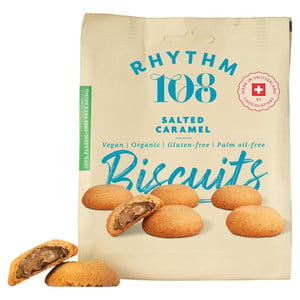 Rhythm108 Chocolate & Salted Caramel Biscuits, 135g