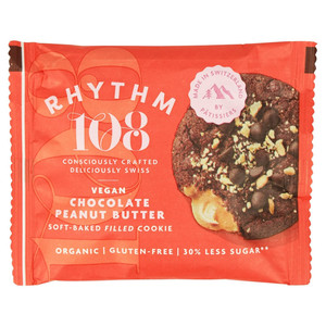 Rhythm108 Swiss Chocolate Peanut Butter Soft Baked Filled Cookie, 50g