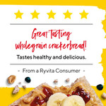 Ryvita Crackerbread Wholegrain Crackers, 125g, pack shot 4, available at teas.co.uk