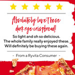 Ryvita Crispbread Dark Rye Crackers, 250g, pack shot 4, available at teas.co.uk