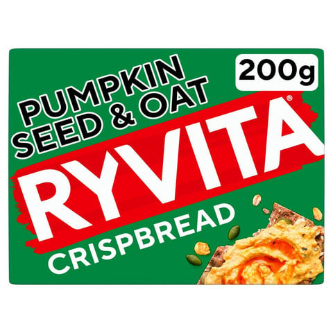 Ryvita Crispbread Pumpkin Seed & Oat Crackers, 200g