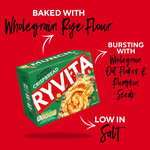Ryvita Crispbread Pumpkin Seed & Oat Crackers, 200g, pack shot 5, available at teas.co.uk