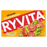 Ryvita Crispbread Sesame Crackers, 250g, pack shot 2, available at teas.co.uk